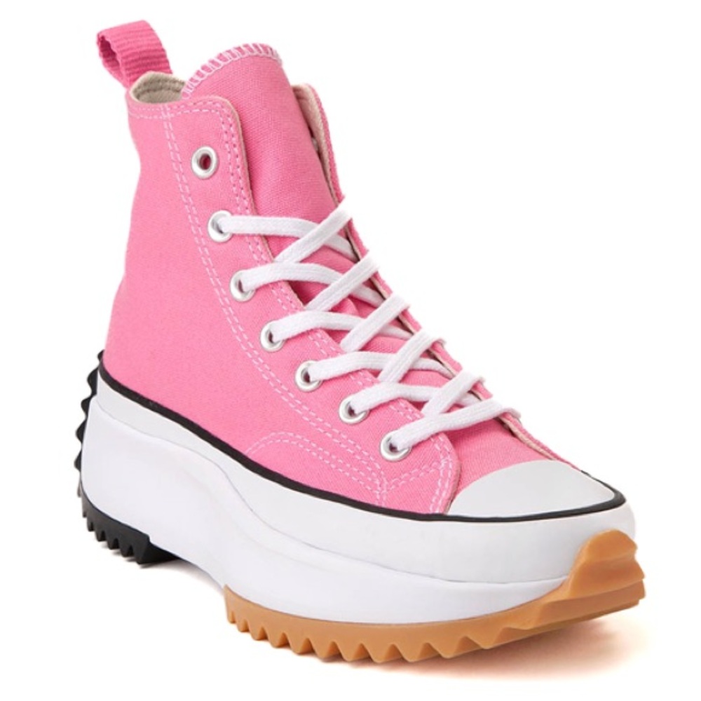 Converse run star hike platform sneaker - oops! Pink